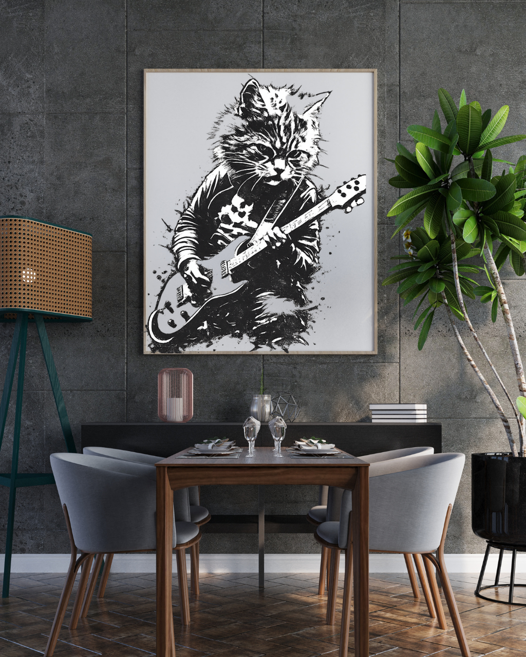 🎨 Printable Cat Wall Art Bundle – Cute & Fun Animal Posters (Digital Download)
