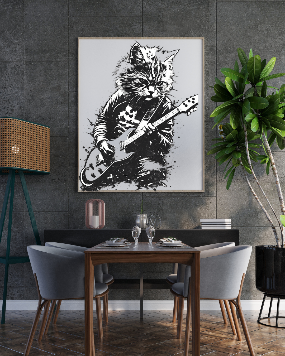 🎨 Printable Cat Wall Art Bundle – Cute & Fun Animal Posters (Digital Download)