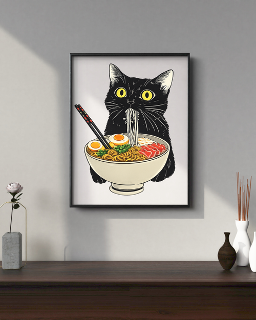 🎨 Printable Cat Wall Art Bundle – Cute & Fun Animal Posters (Digital Download)
